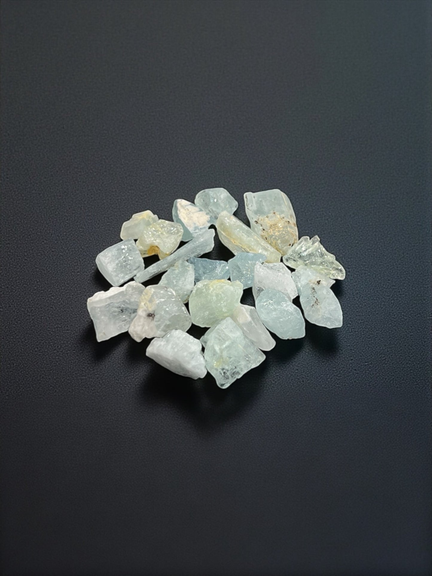 Aquamarine Crystal Chips (1oz Bag)