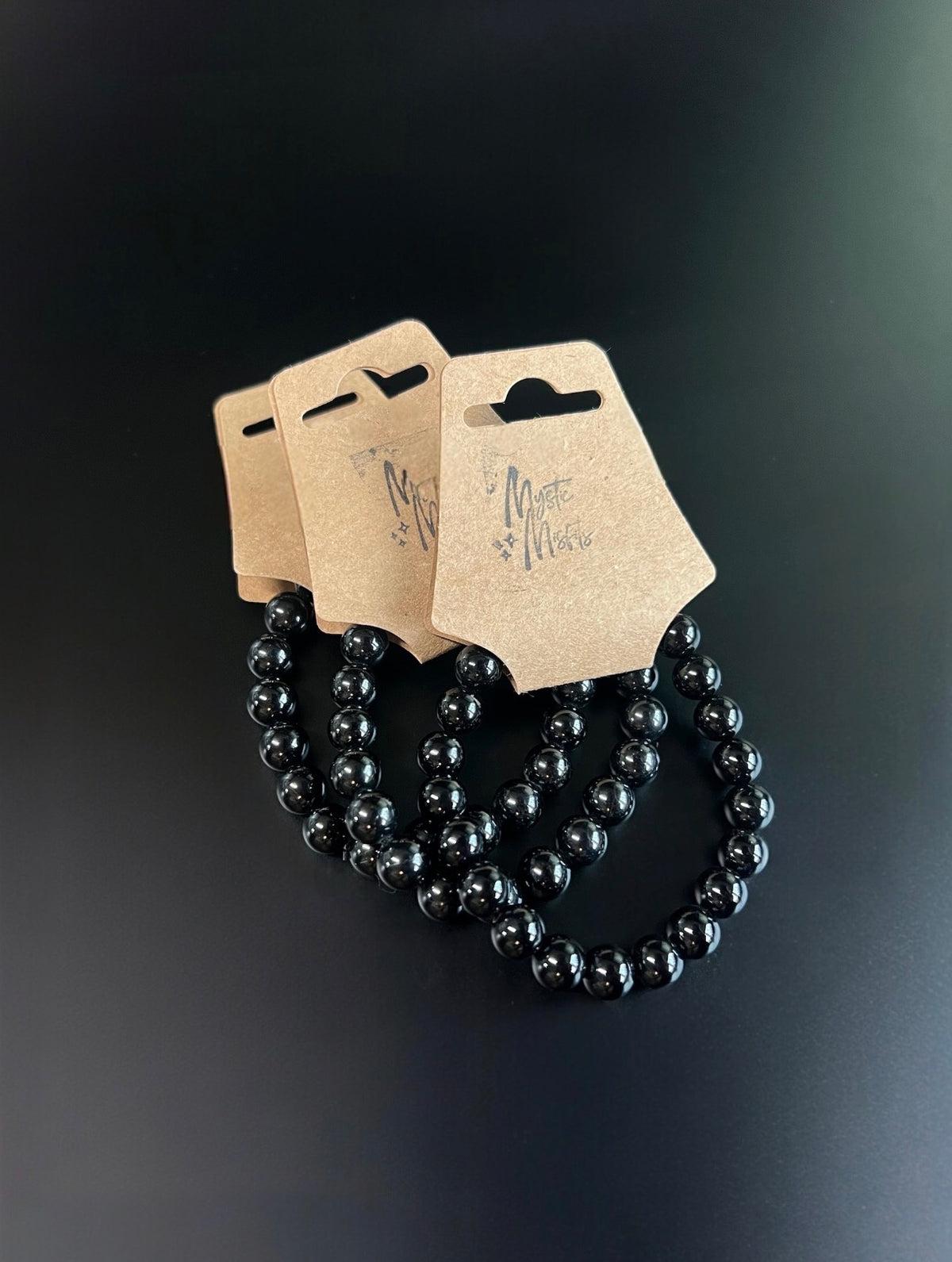 Black Obsidian Bead Bracelets