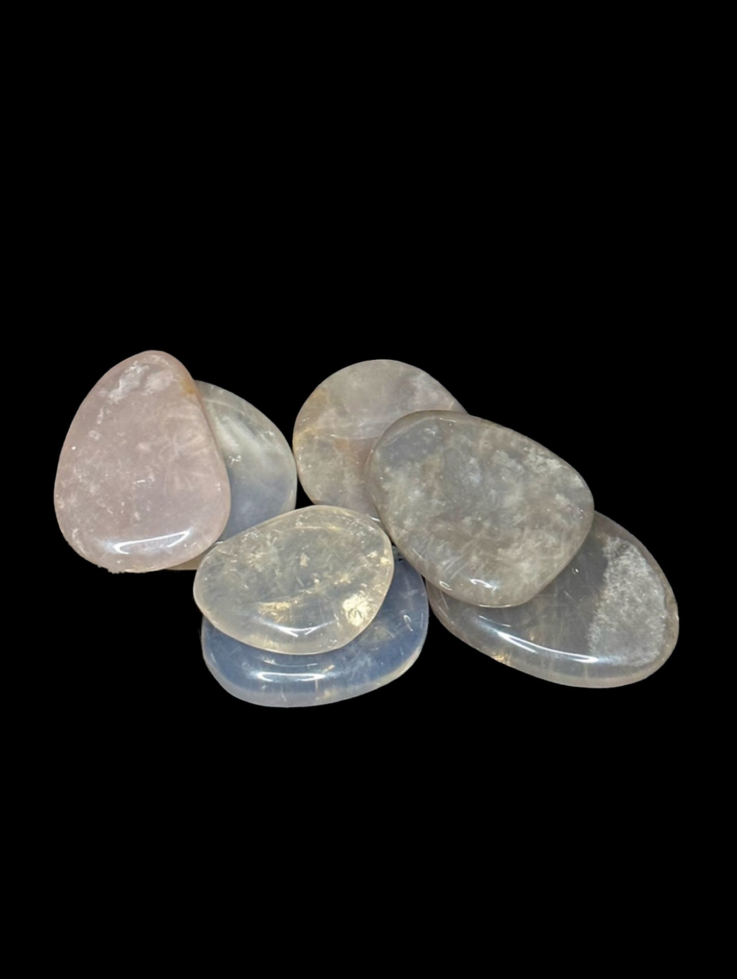 Blue Rose Quartz Palmstones