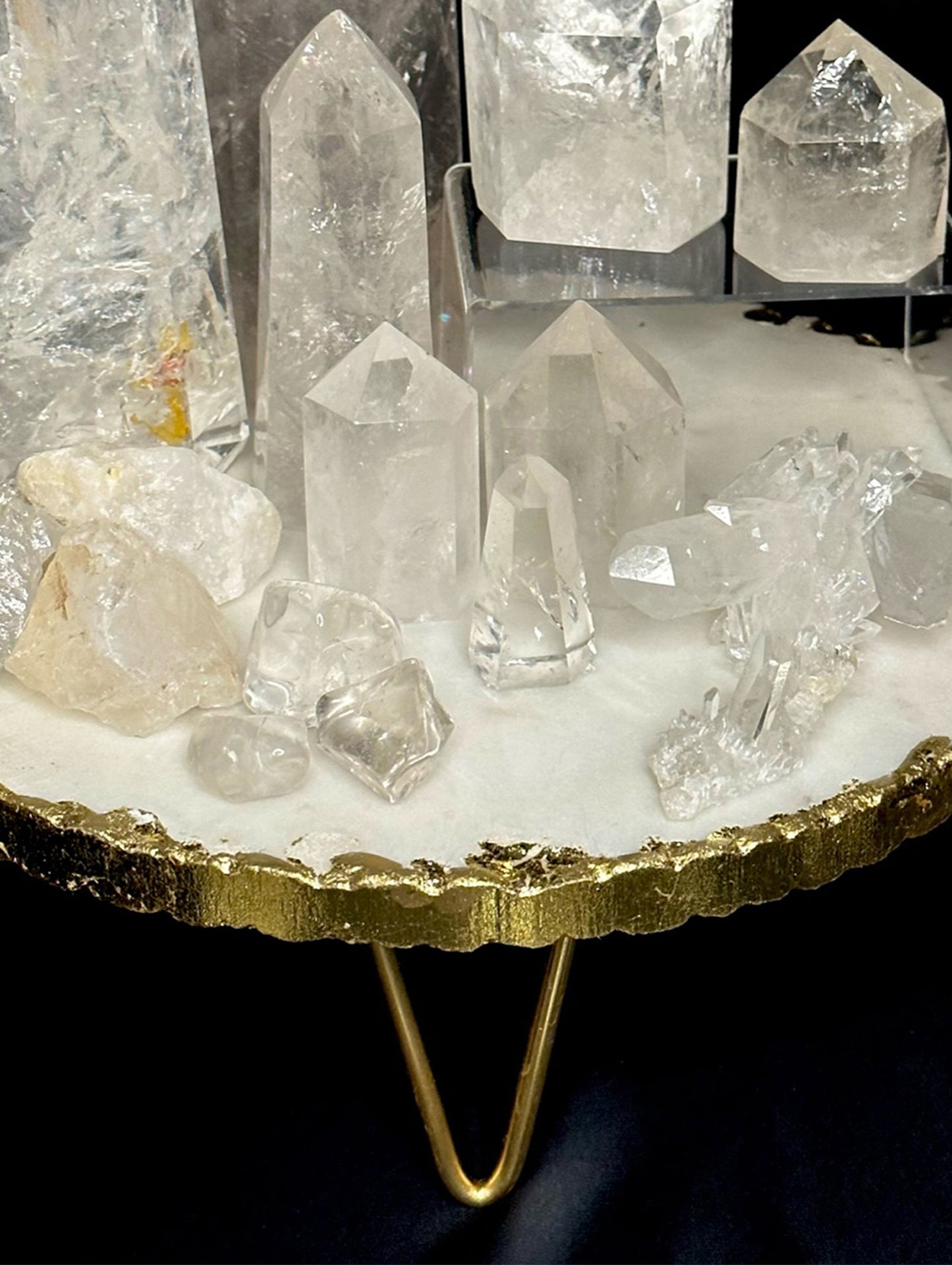 Brazilian Clear Quartz Clusters