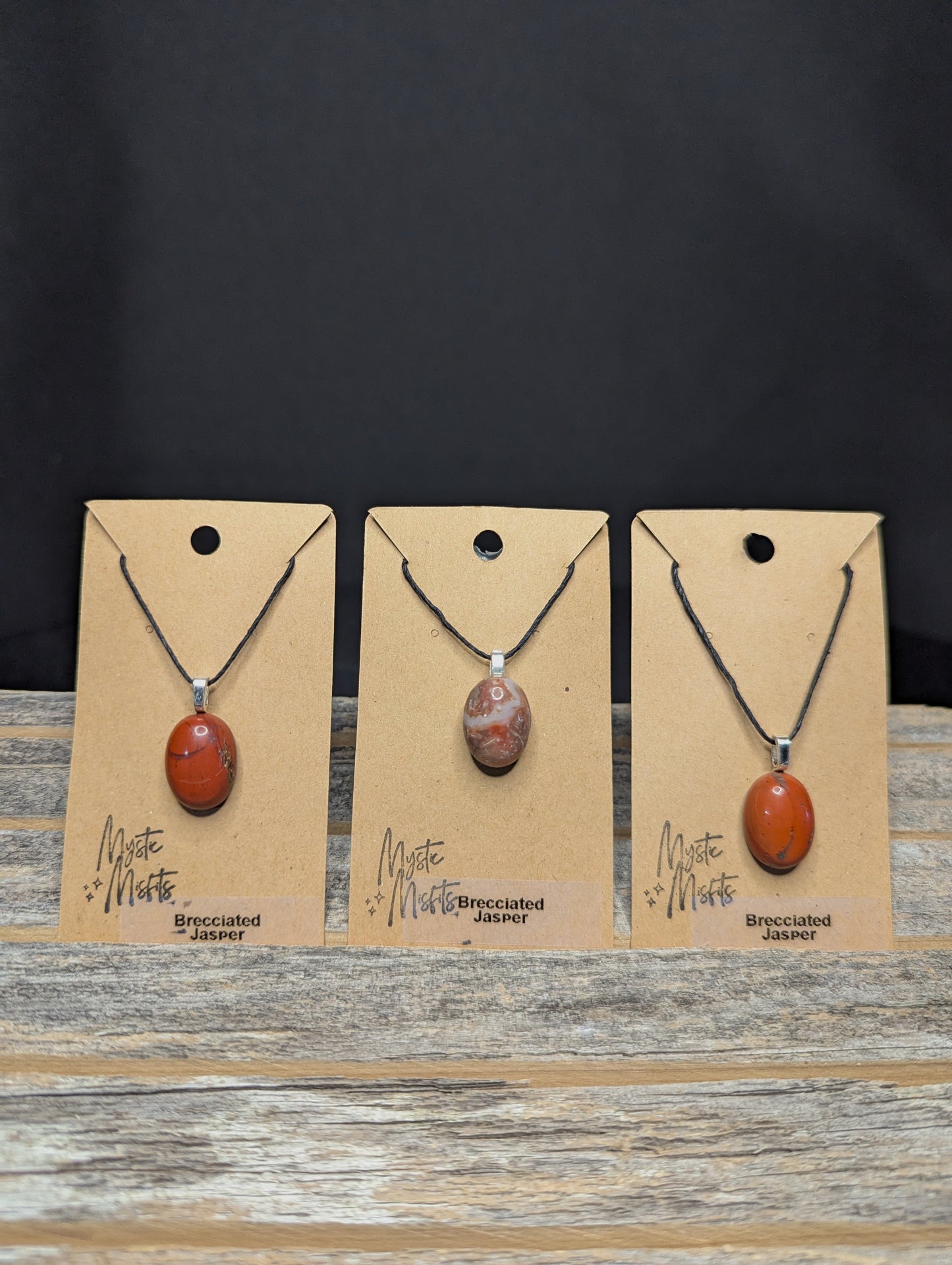 Brecciated Jasper Pendants