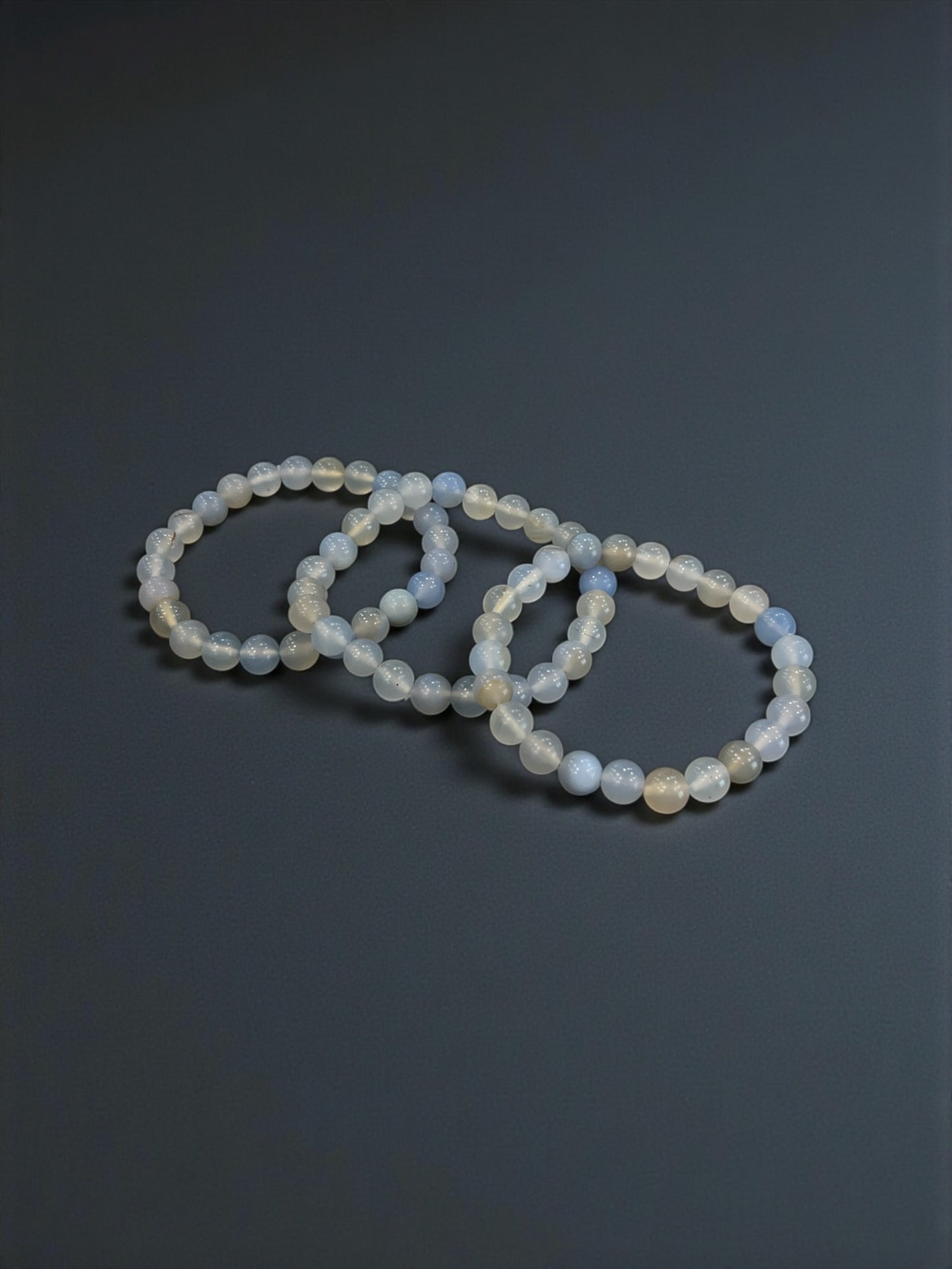 Chalcedony Bead Bracelets