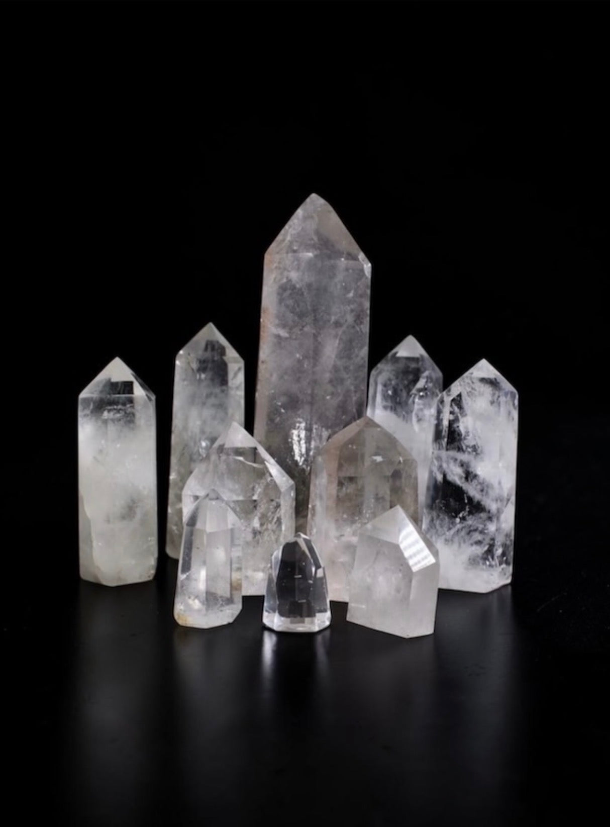 Clear Quartz Towers