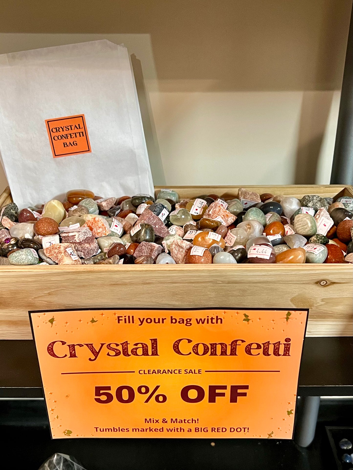 Crystal Confetti Sale