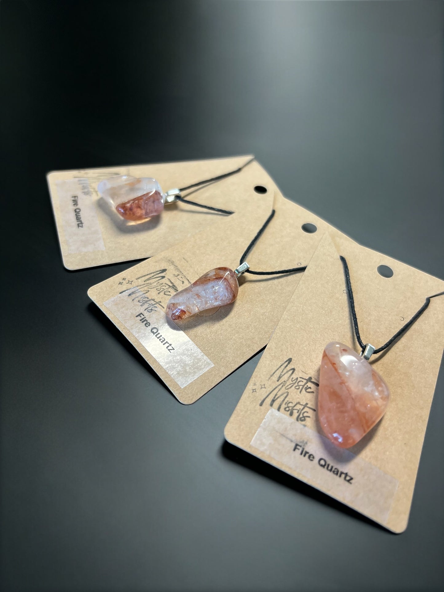 Fire Quartz Pendants