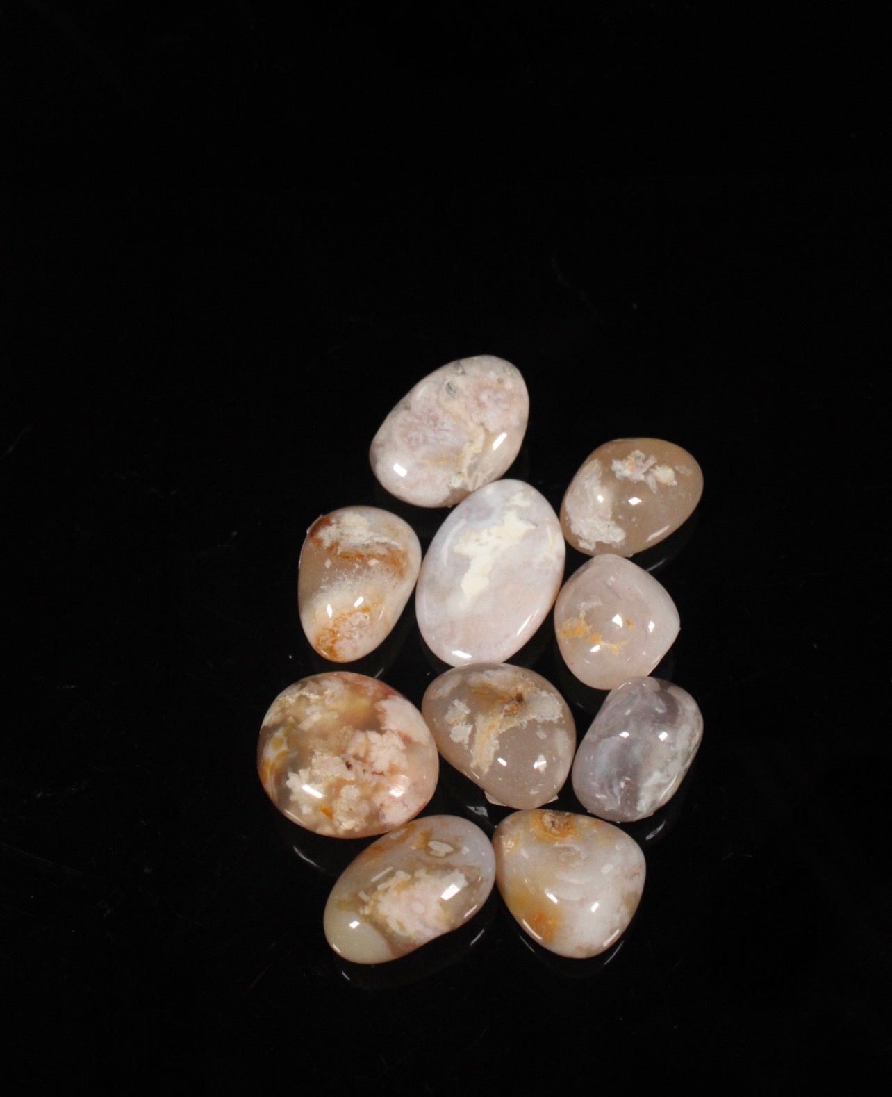 Flower Agate Tumbles
