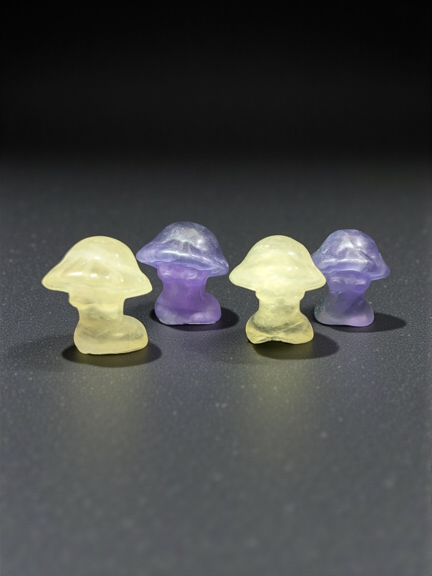 Fluorite Carved Mushroom Goddess