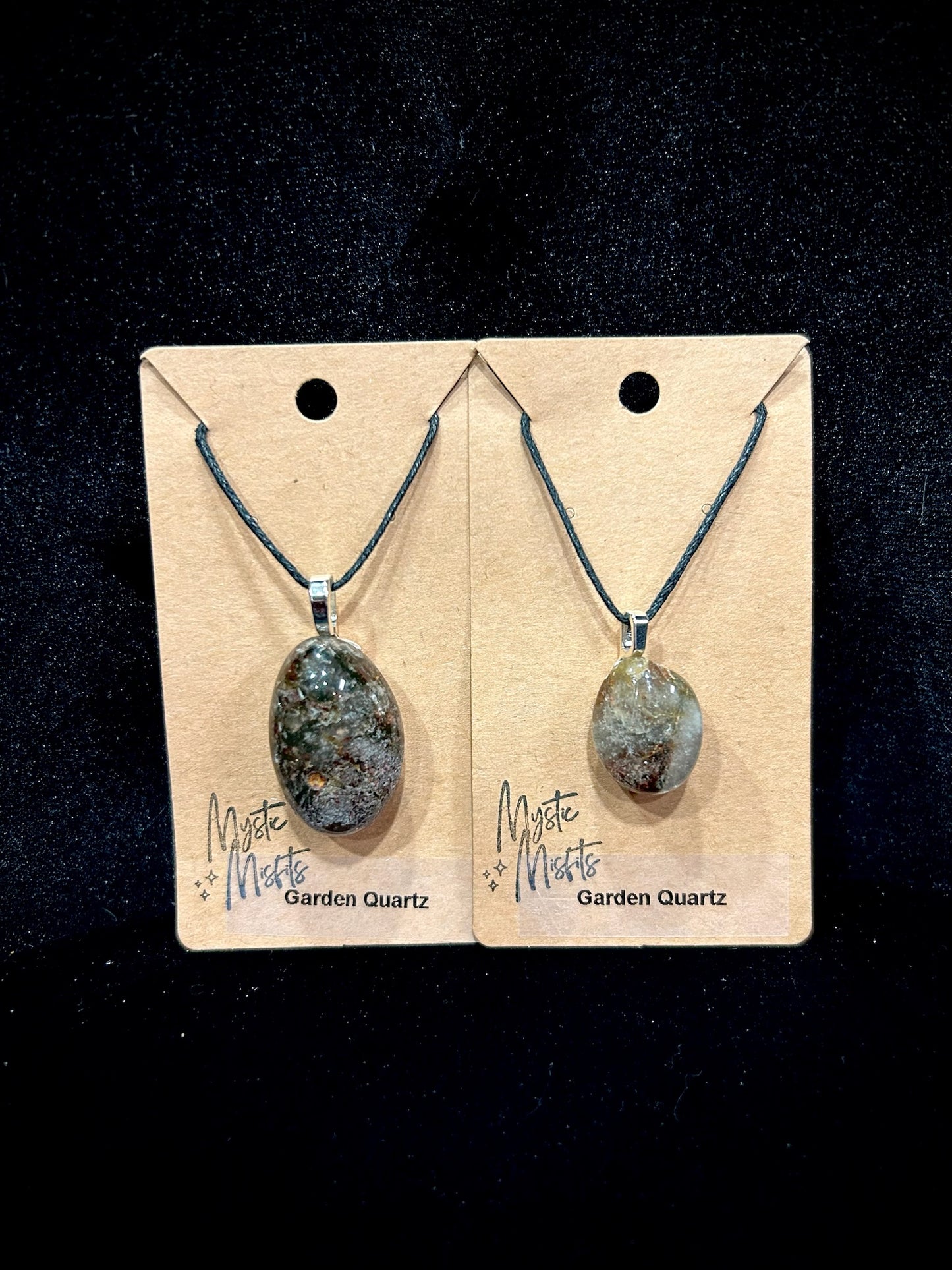 Garden Quartz (Lodolite) Pendants