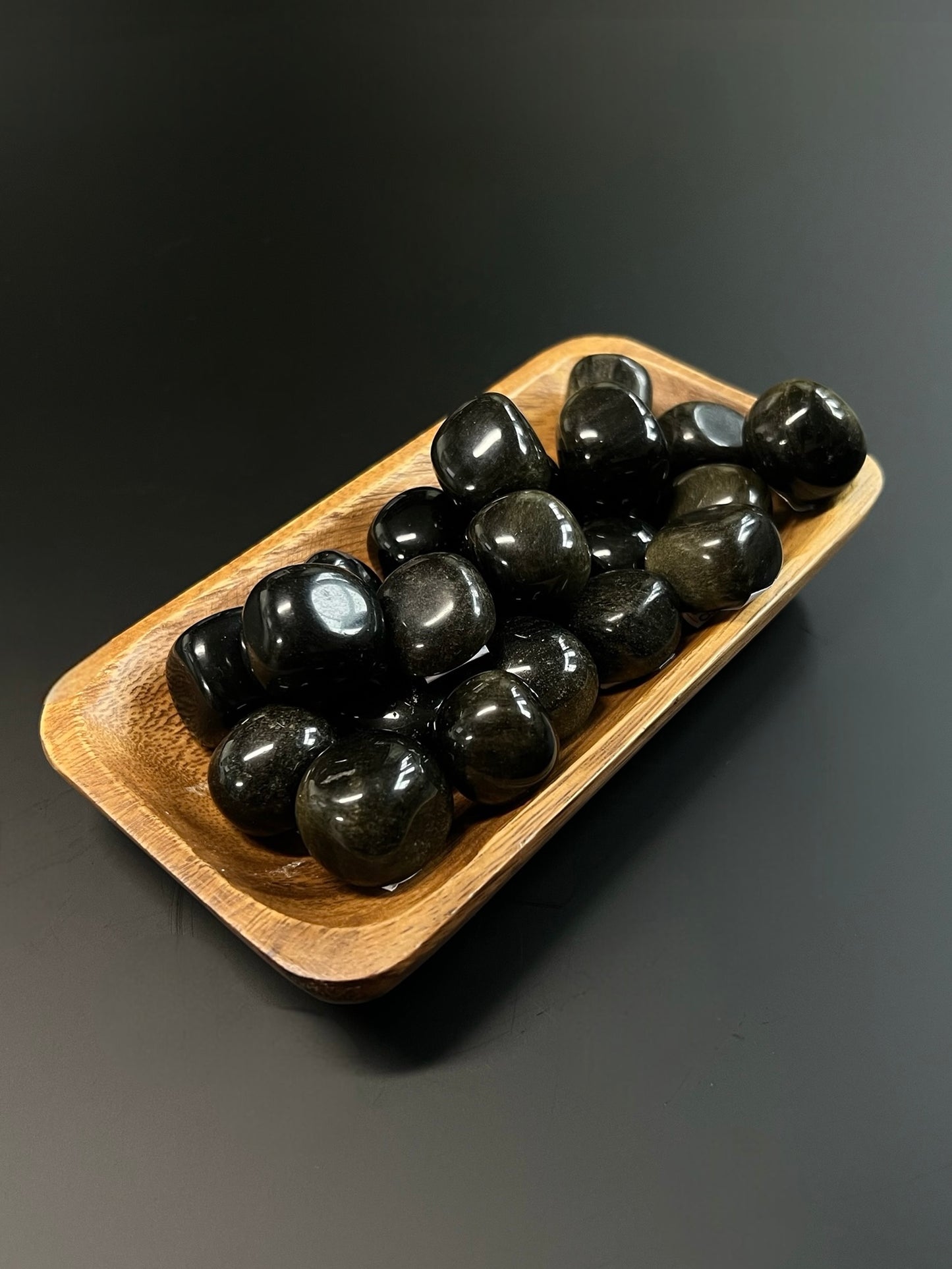 Gold Sheen Obsidian Tumbles