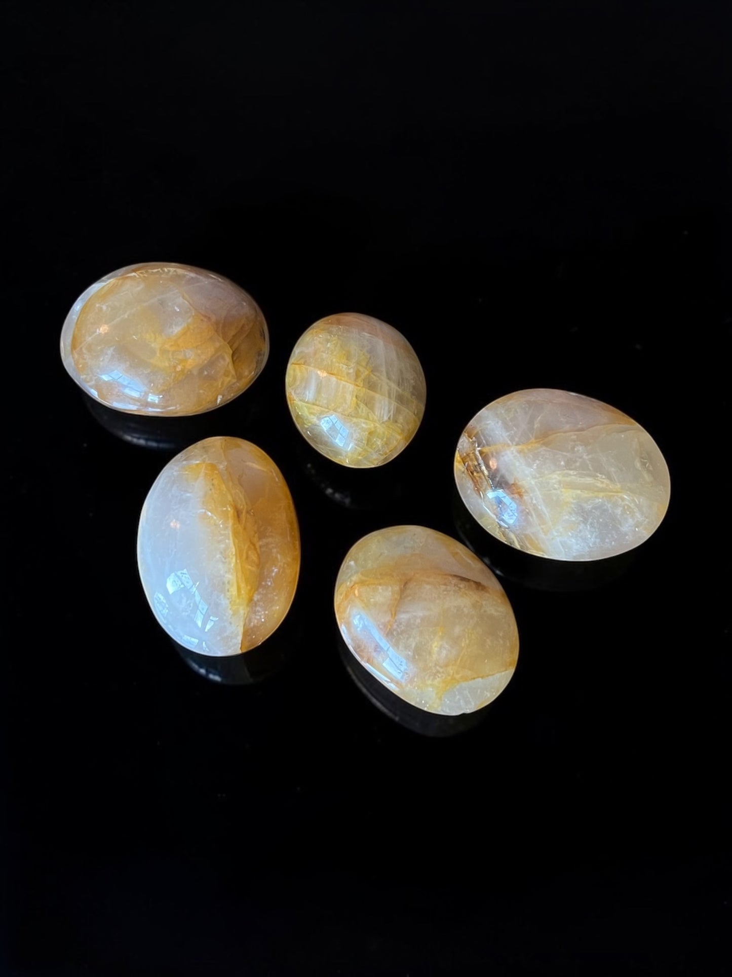 Golden Healer Quartz Palmstones
