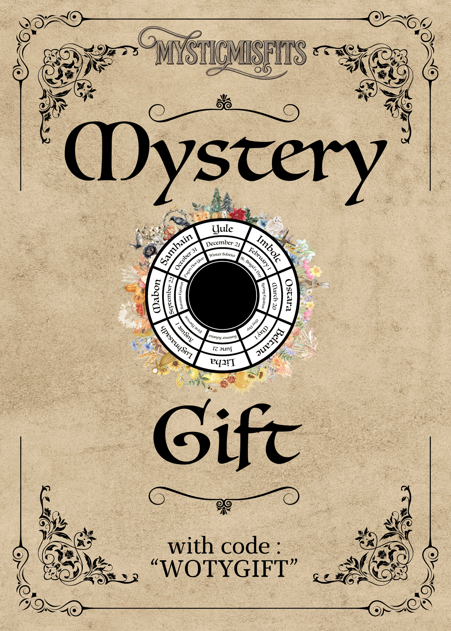 Free Mystery Gift when added to your subscription box order (Must use code to activate)