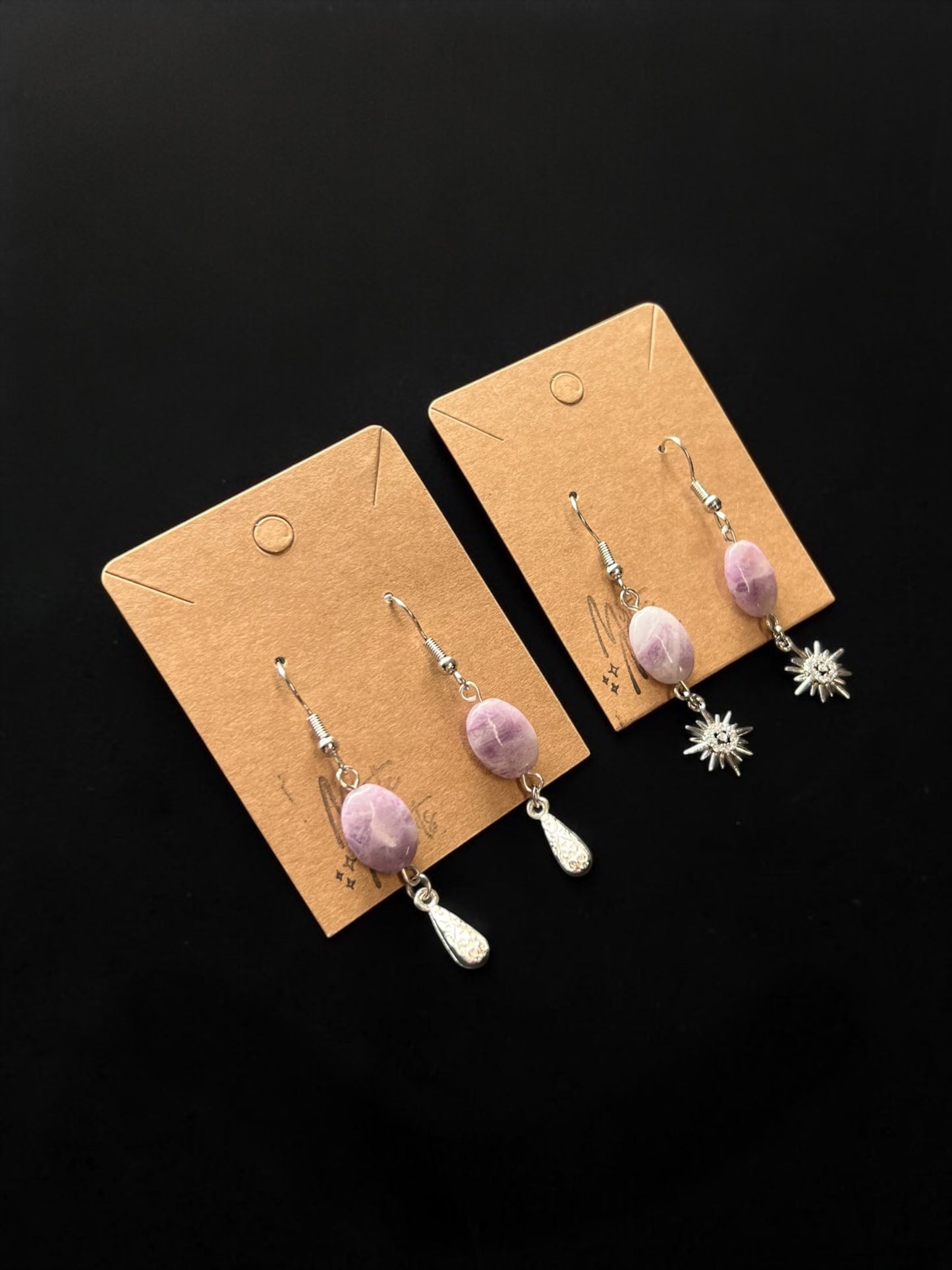 Lepidolite Earrings