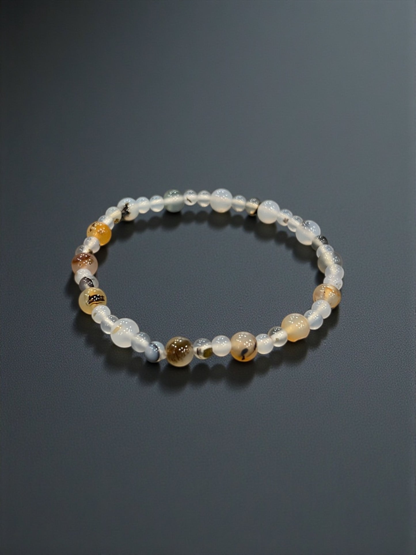 Montana Agate Bead Bracelets