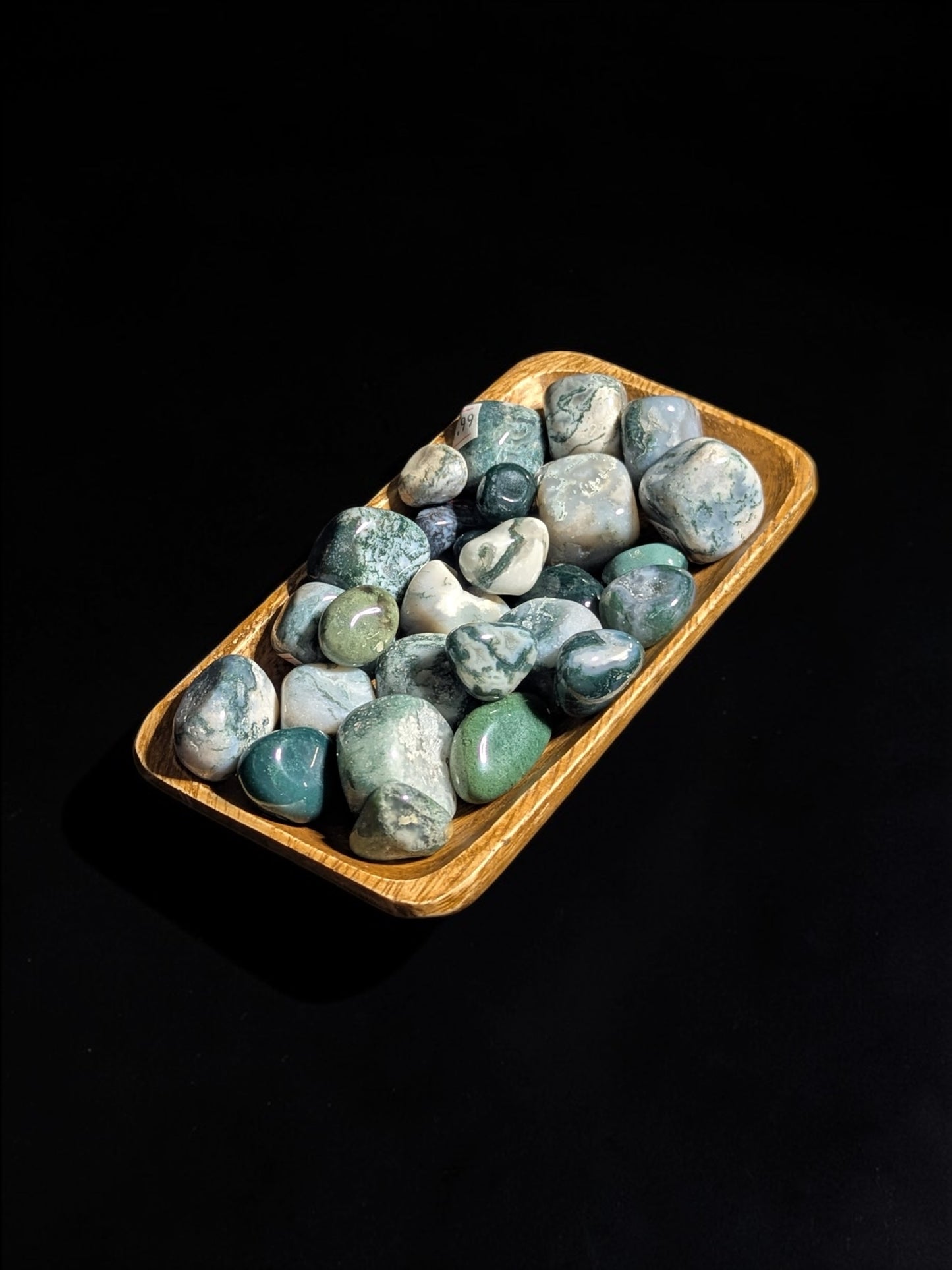 Moss Agate Tumbles