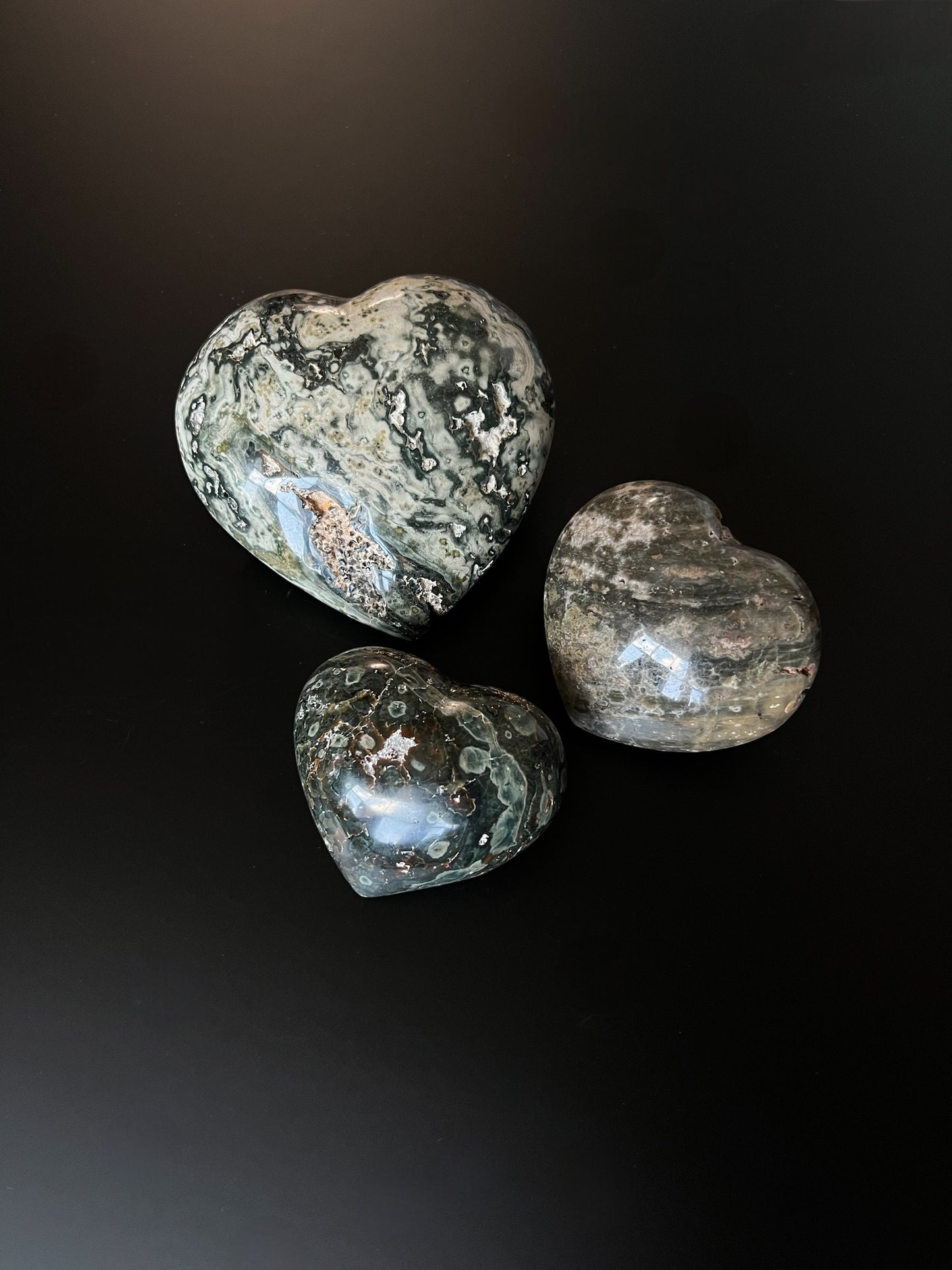 Ocean Jasper Hearts