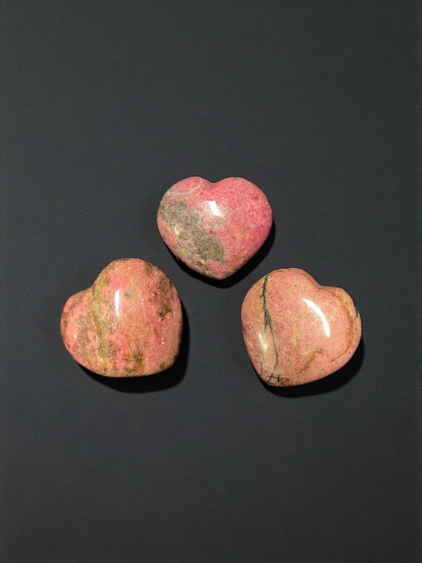 Rhodonite Hearts