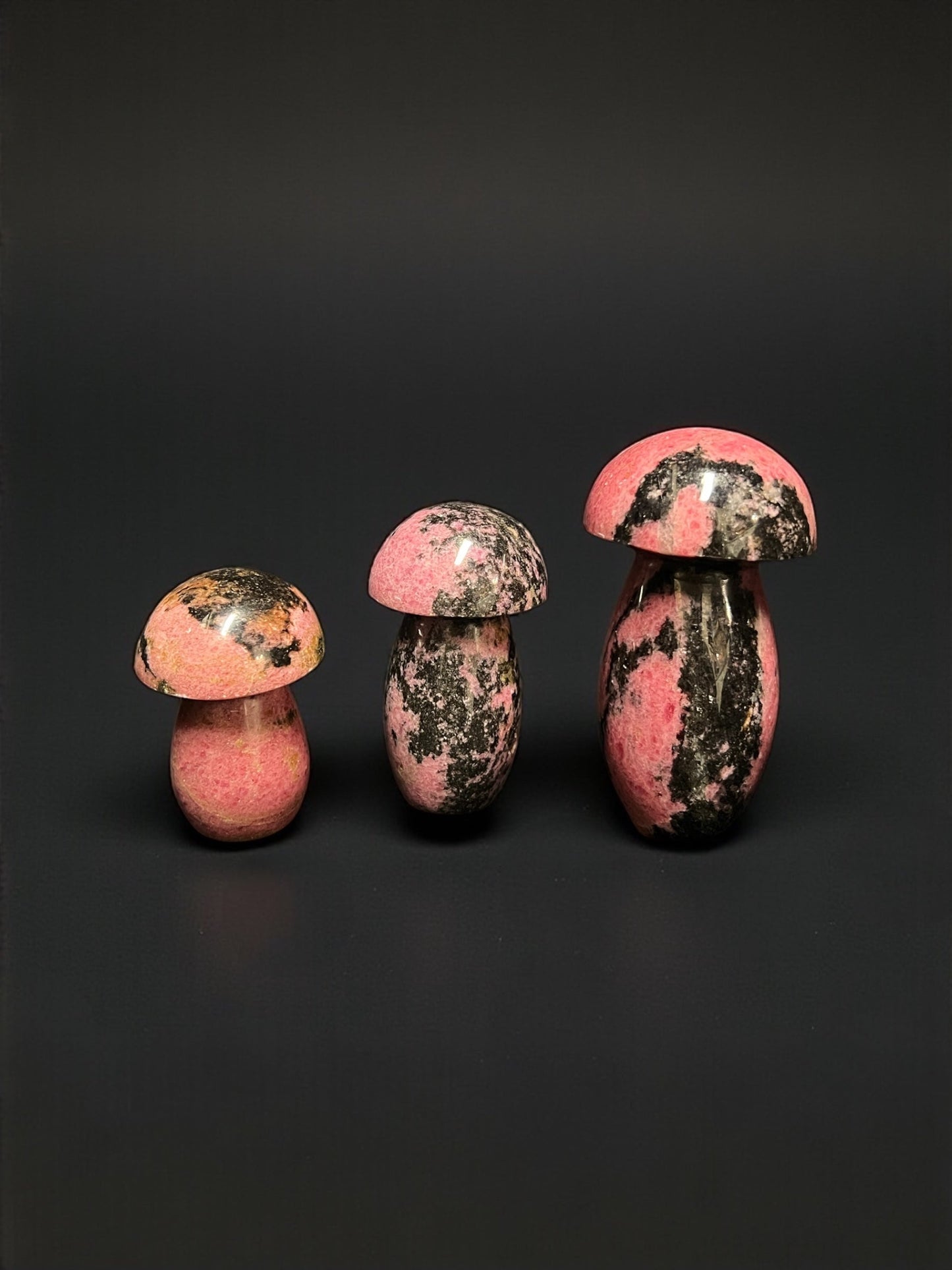 Rhodonite Mushrooms