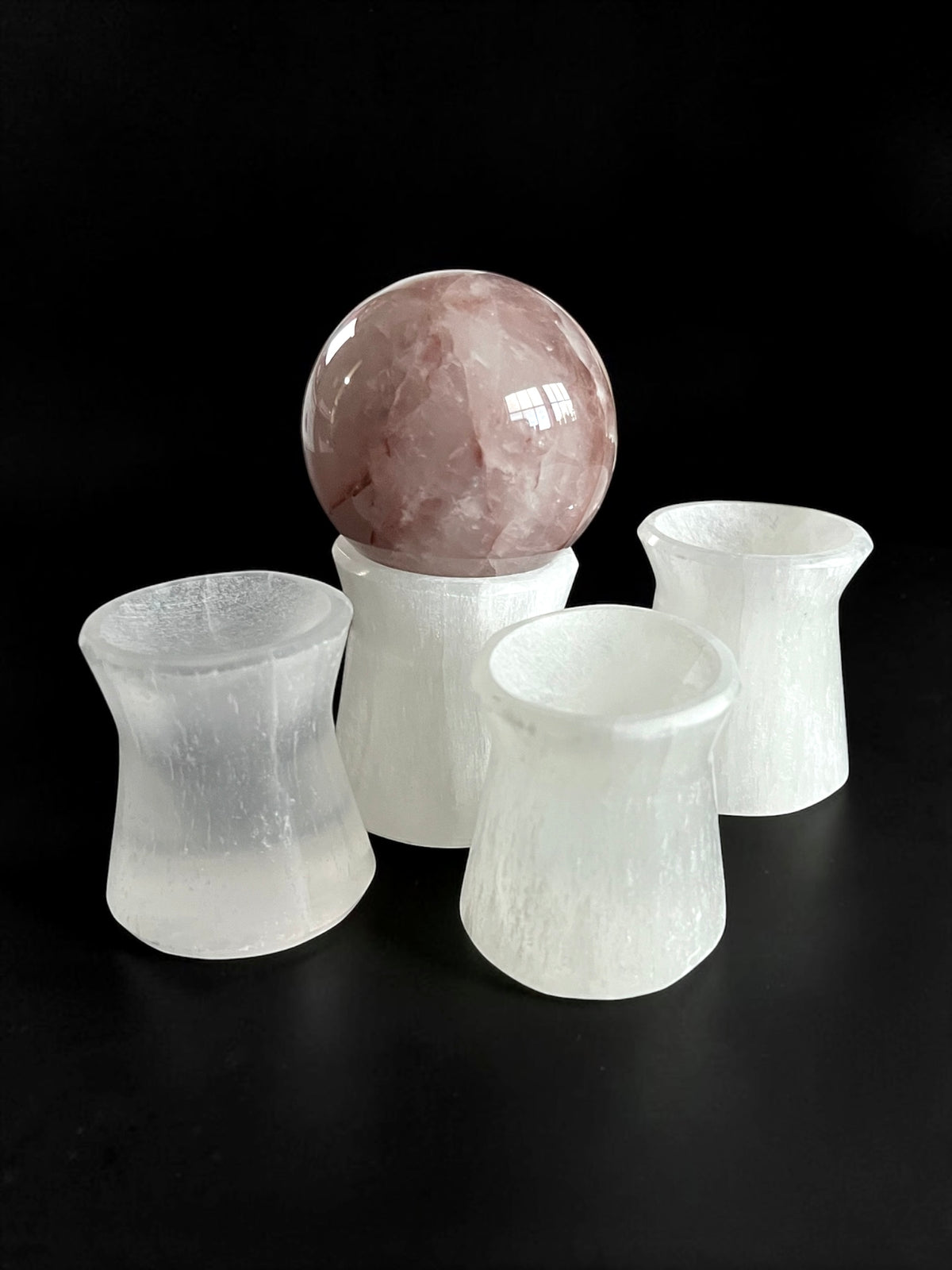 Selenite Sphere Holders