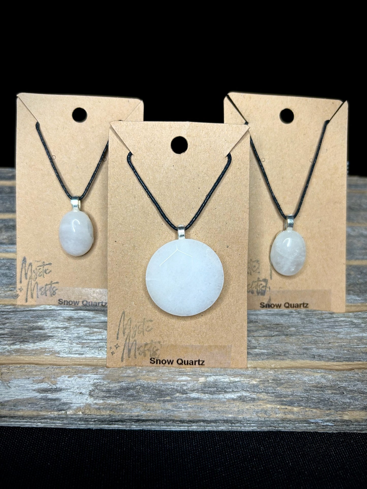 Snow Quartz Pendants