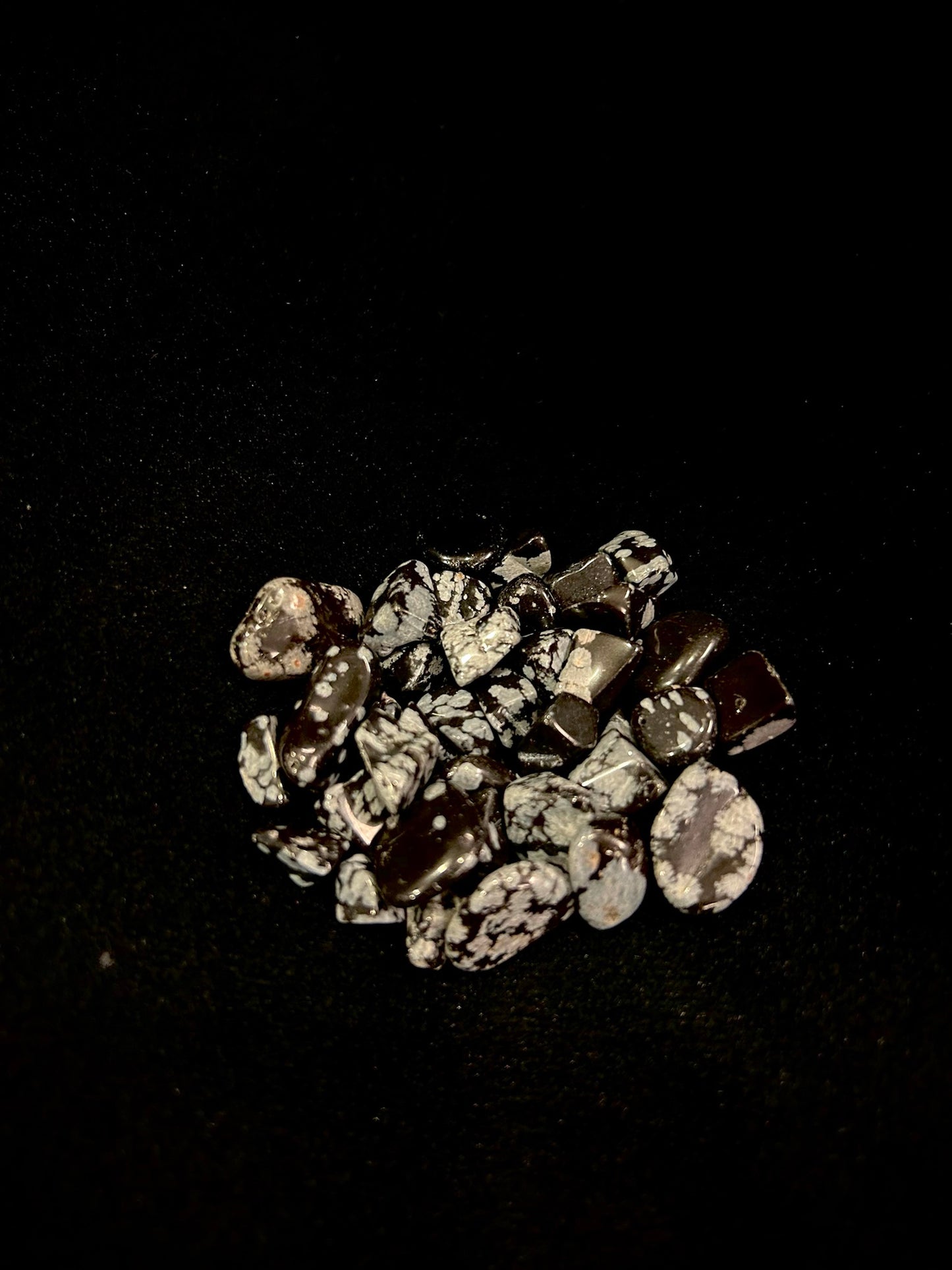 Snowflake Obsidian Chips (1 oz bag)