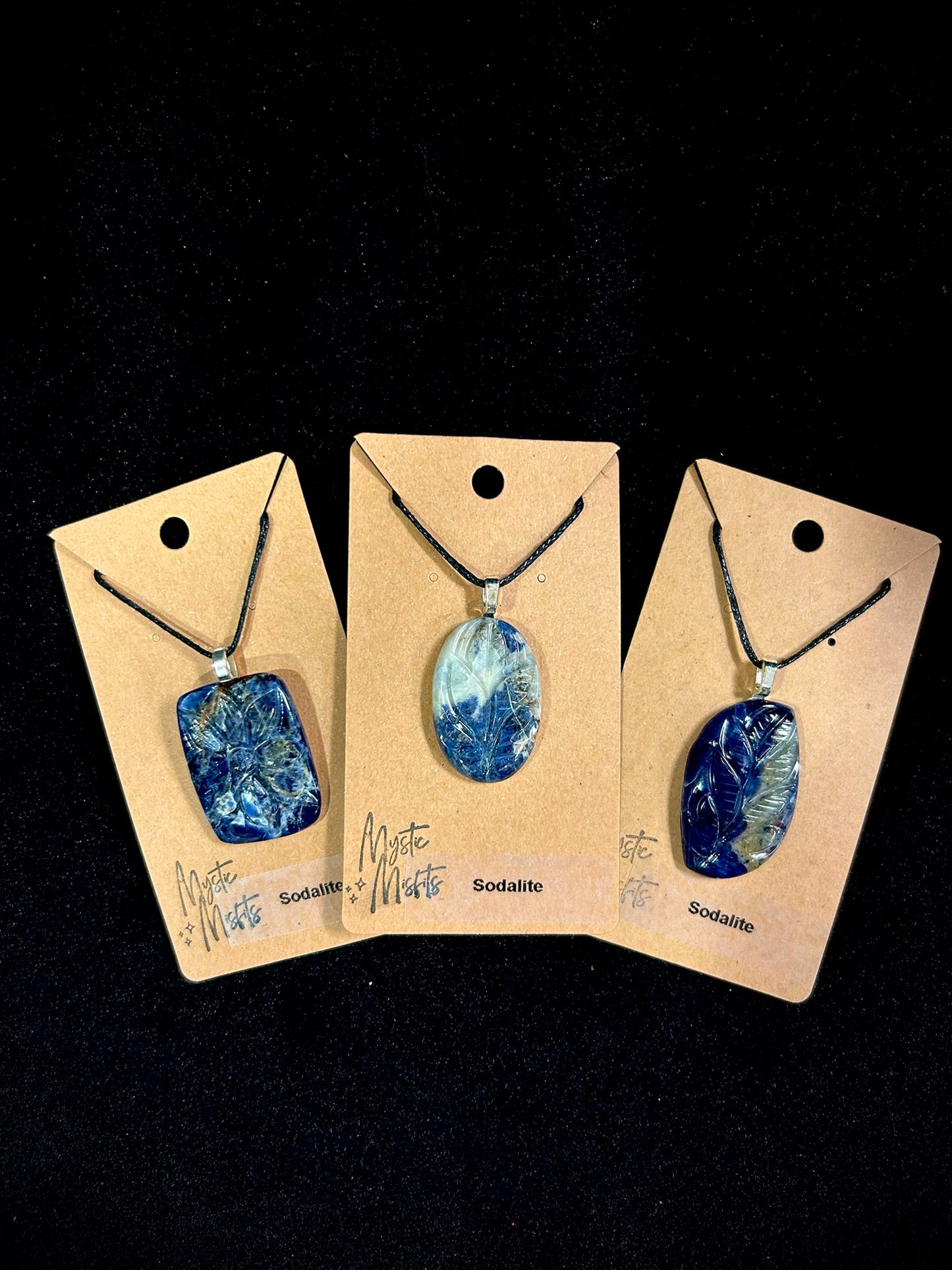 Sodalite Bead Pendants