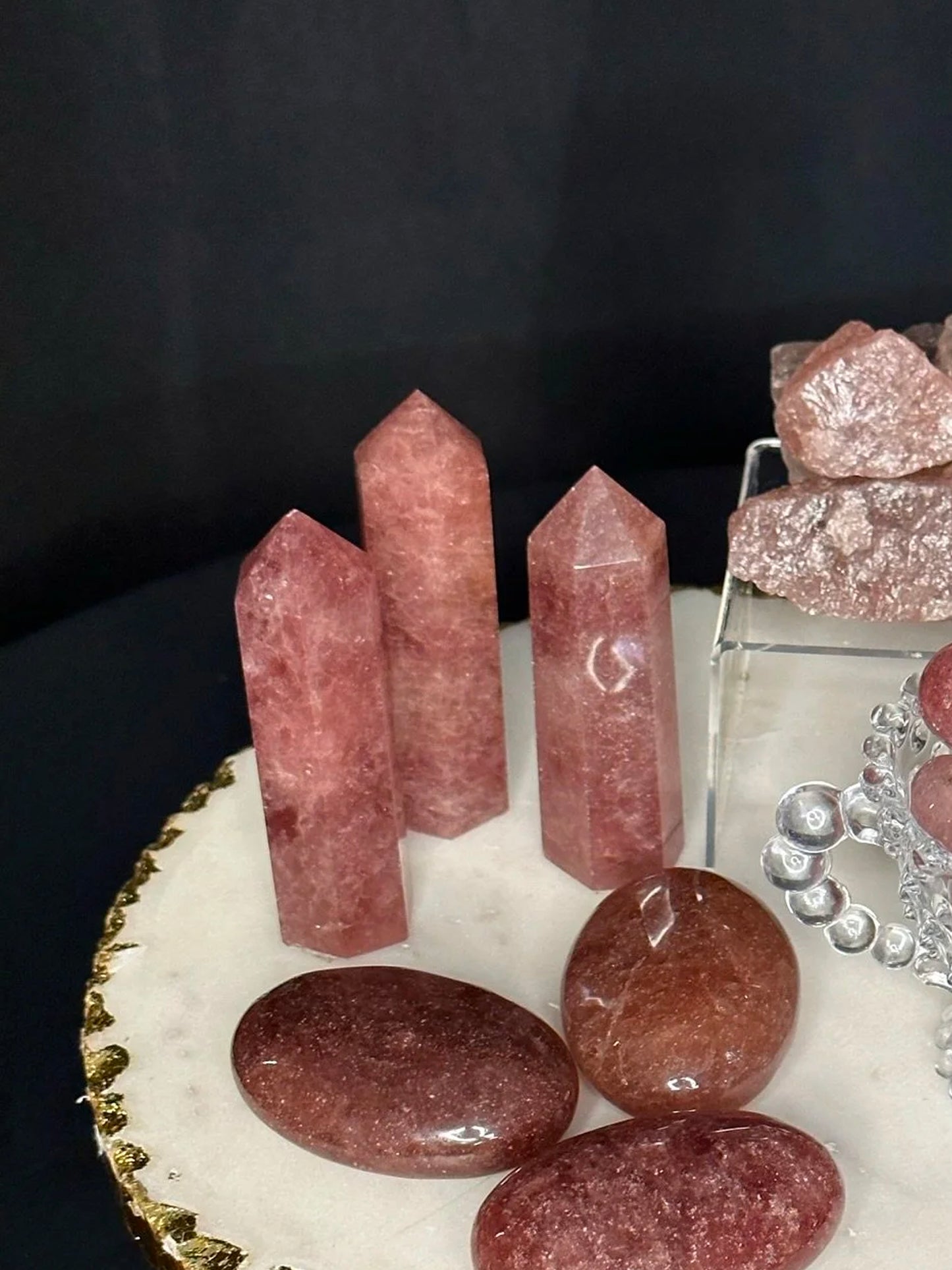 Strawberry Quartz Towers