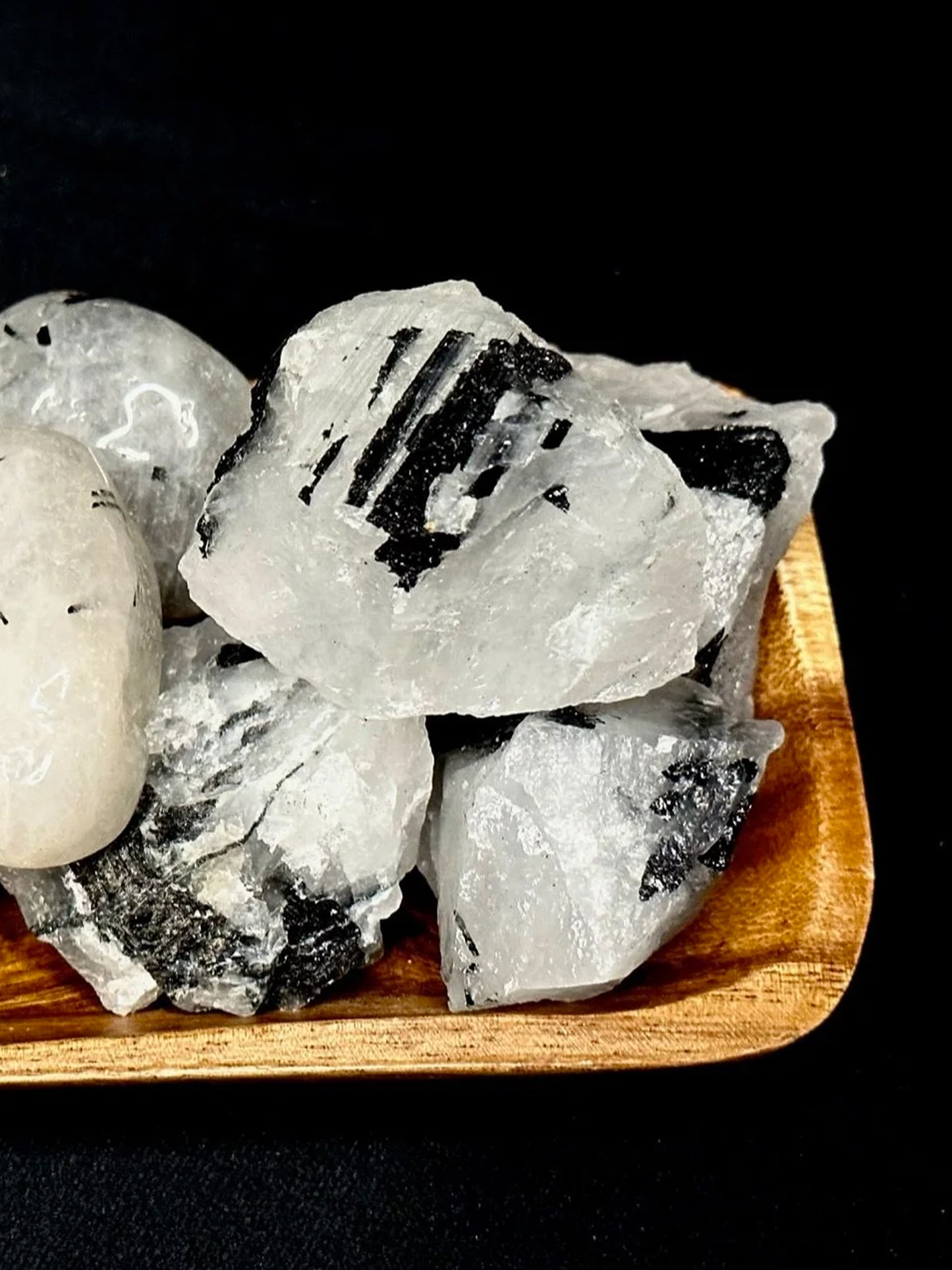 Tourmaline Quartz Raw