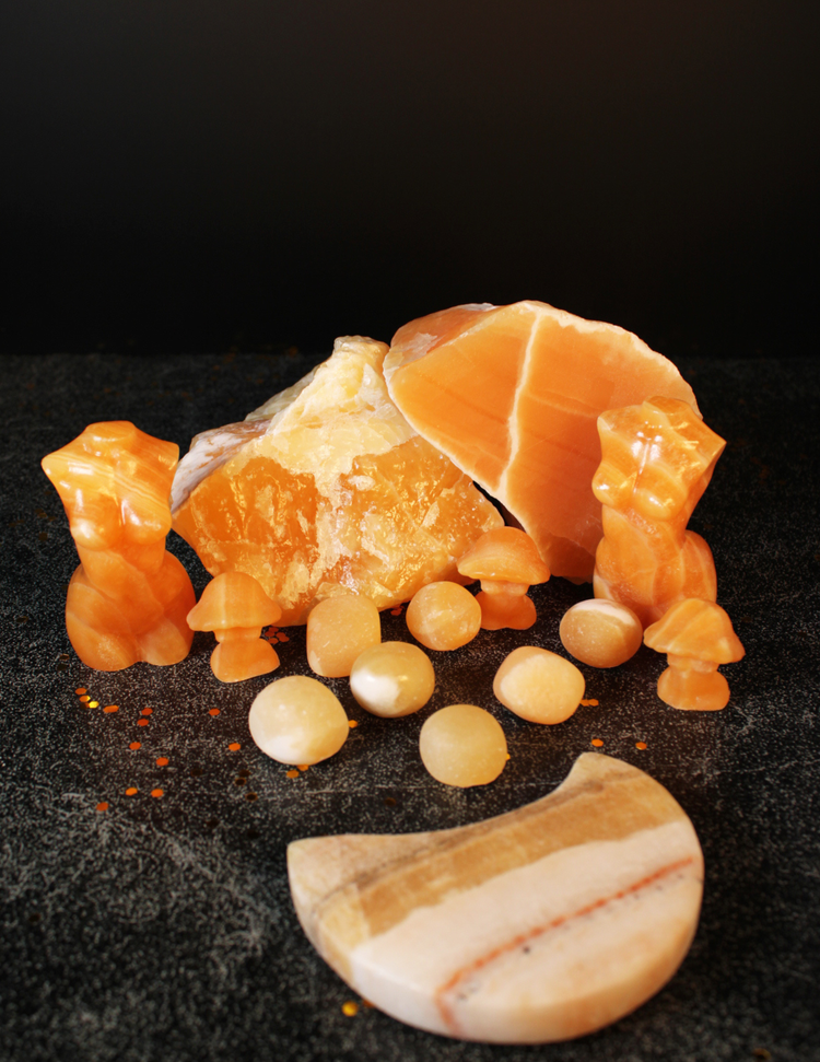 Orange Calcite