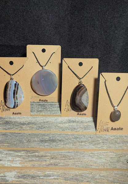 Agate Pendants