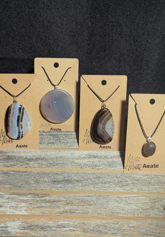 Agate Pendants