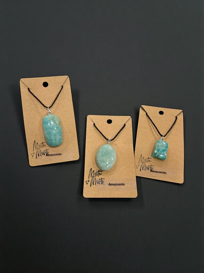 Amazonite Pendants