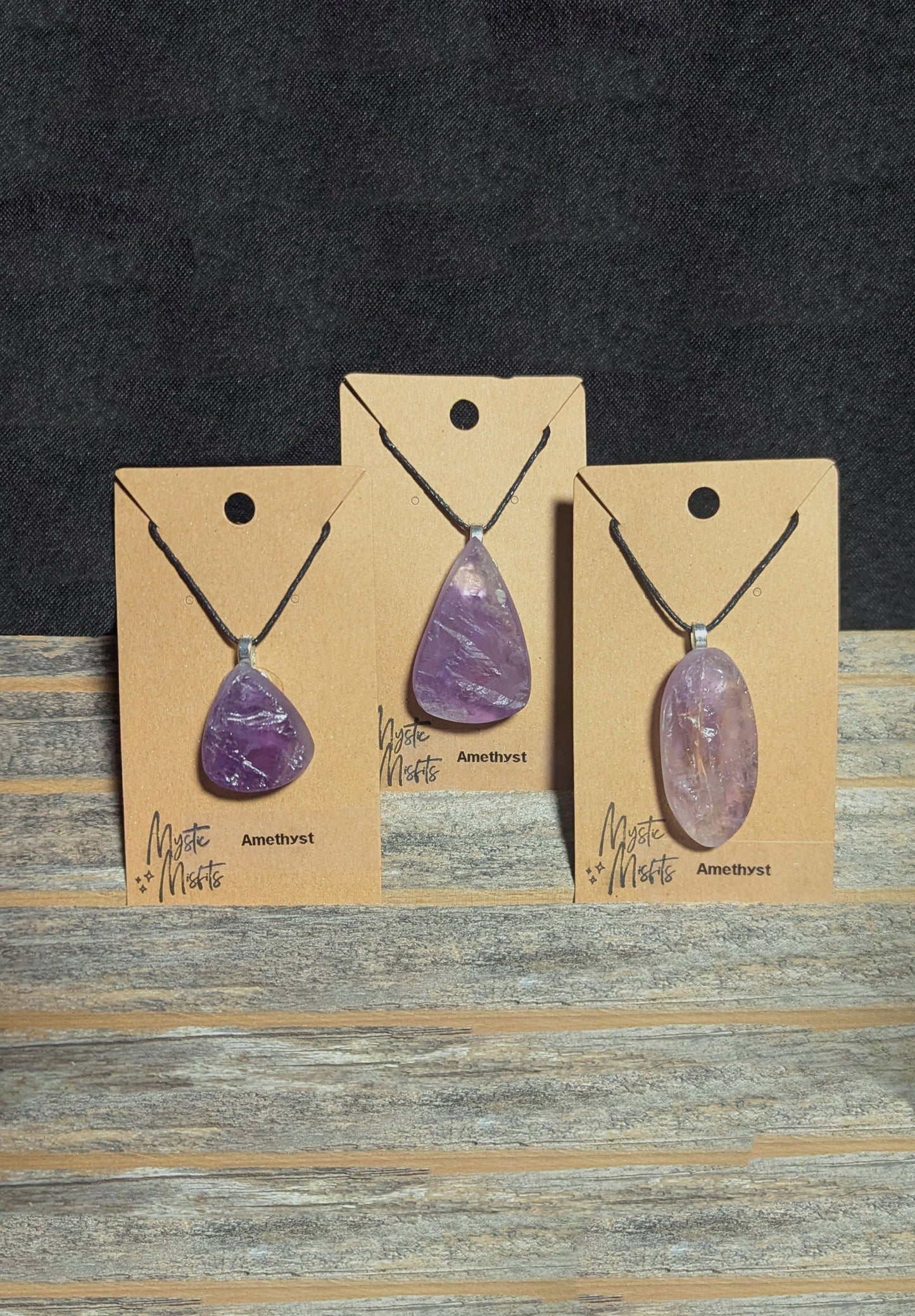 Amethyst Raw Pendants