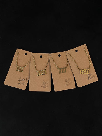 Angel Number Pendants