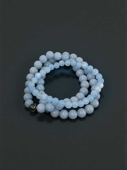 Angelite Bead Bracelets