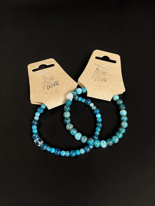 Apatite Bead Bracelets