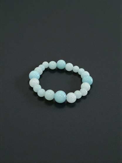 Aquamarine Bead Bracelets
