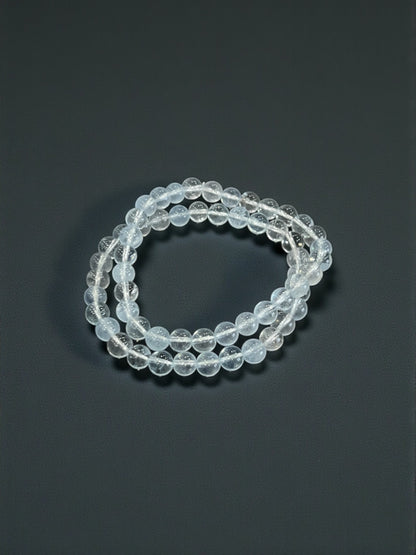 Aquamarine Bead Bracelets