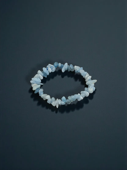 Aquamarine Bead Bracelets
