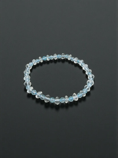 Aquamarine Bead Bracelets