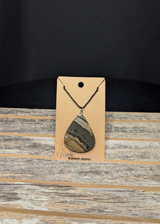 Banded Jasper Pendants