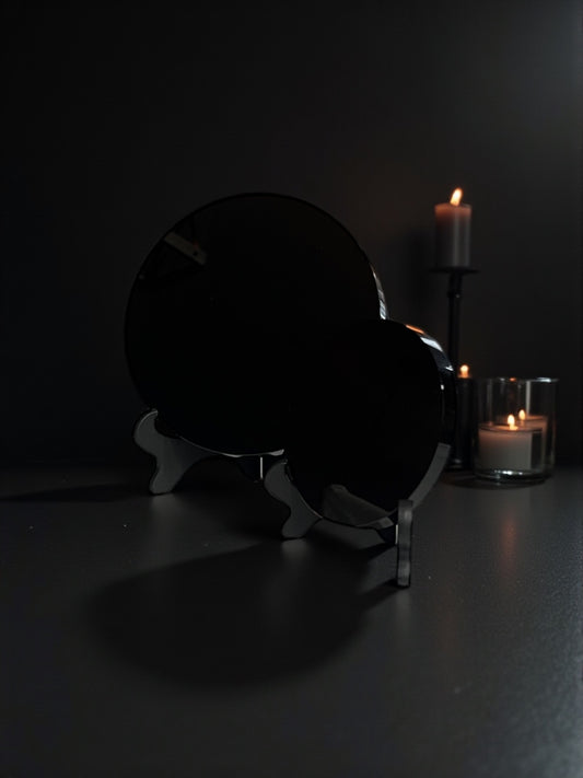 Black Obsidian Scrying Mirrors