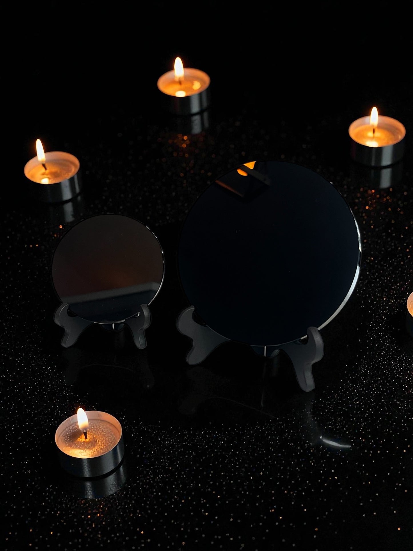 Black Obsidian Scrying Mirrors