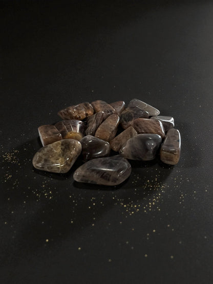 Black Moonstone Tumbles