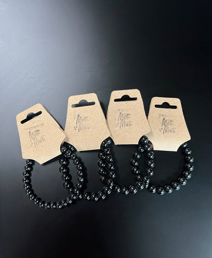 Black Obsidian Bead Bracelets