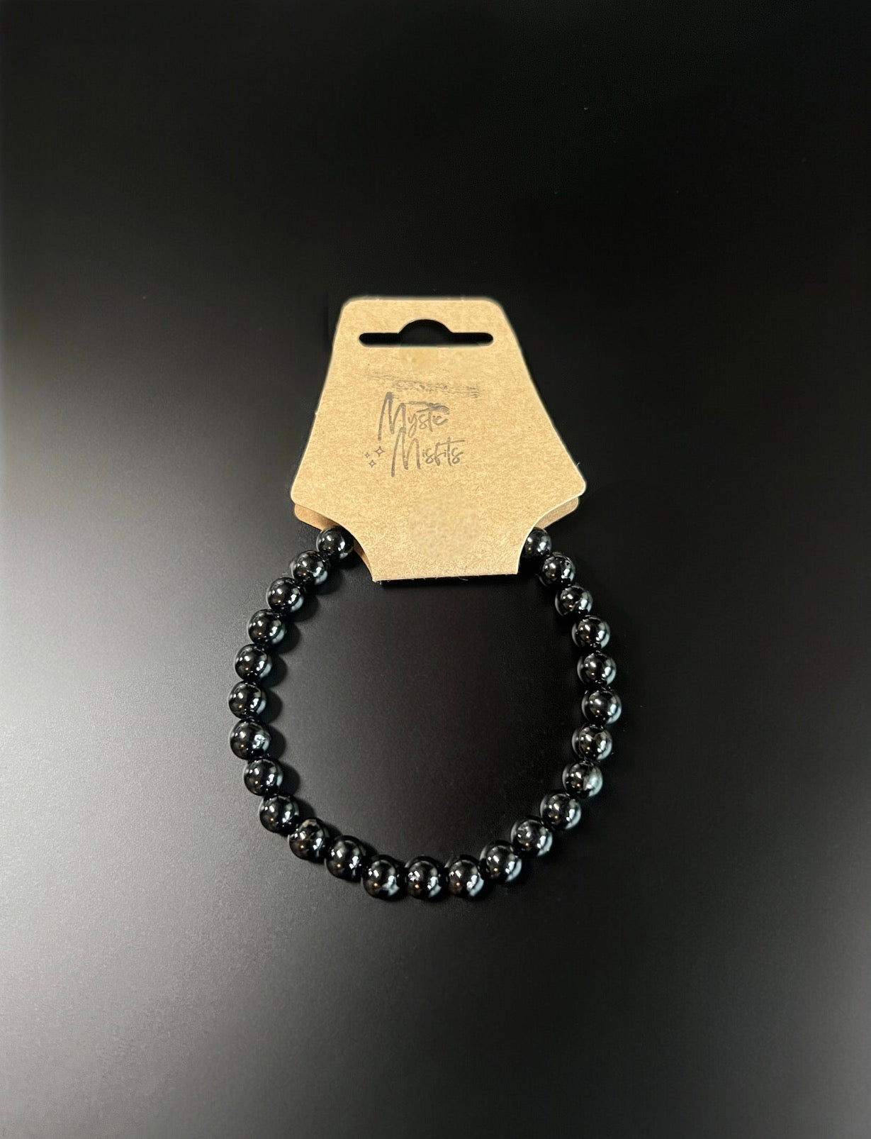 Black Obsidian Bead Bracelets