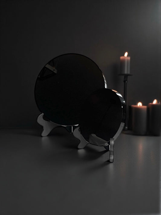 Black Obsidian Scrying Mirrors