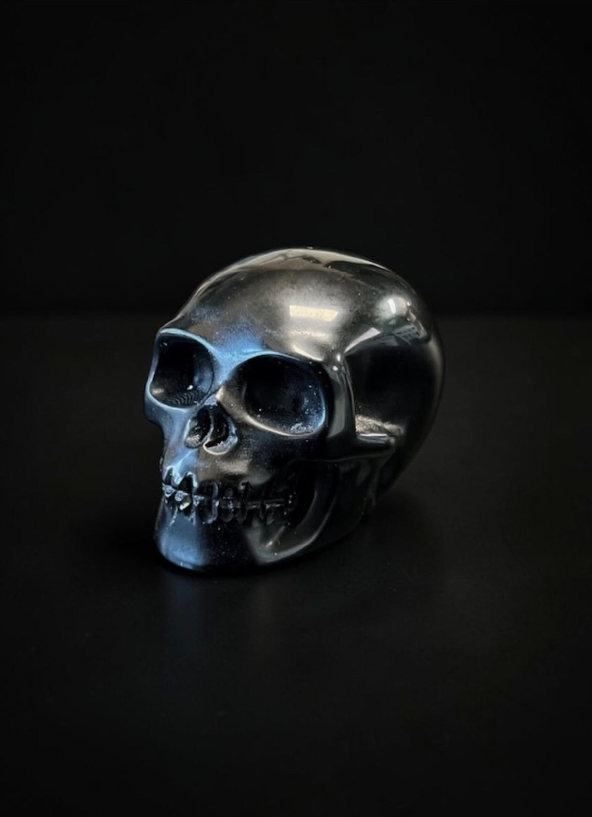Black Obsidian Skulls