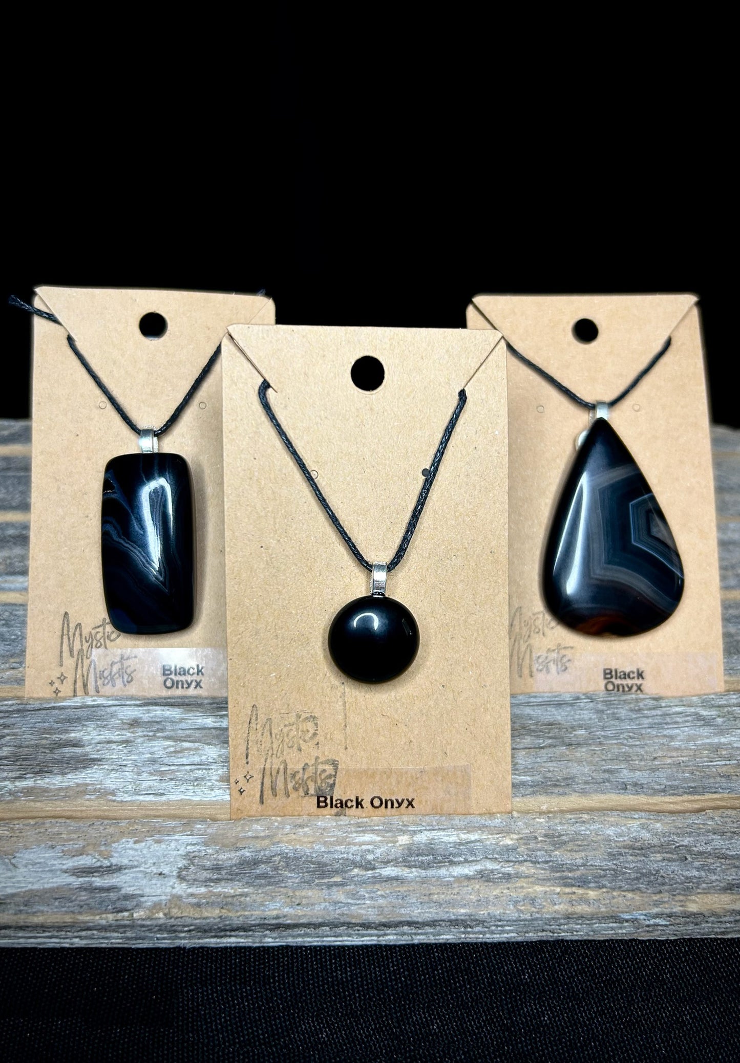 Black Onyx Pendants