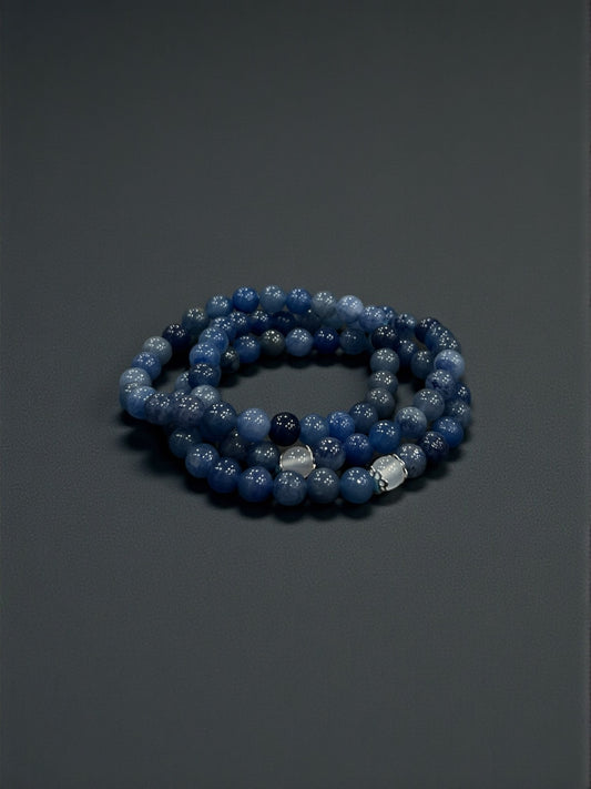 Blue Aventurine Bead Bracelets