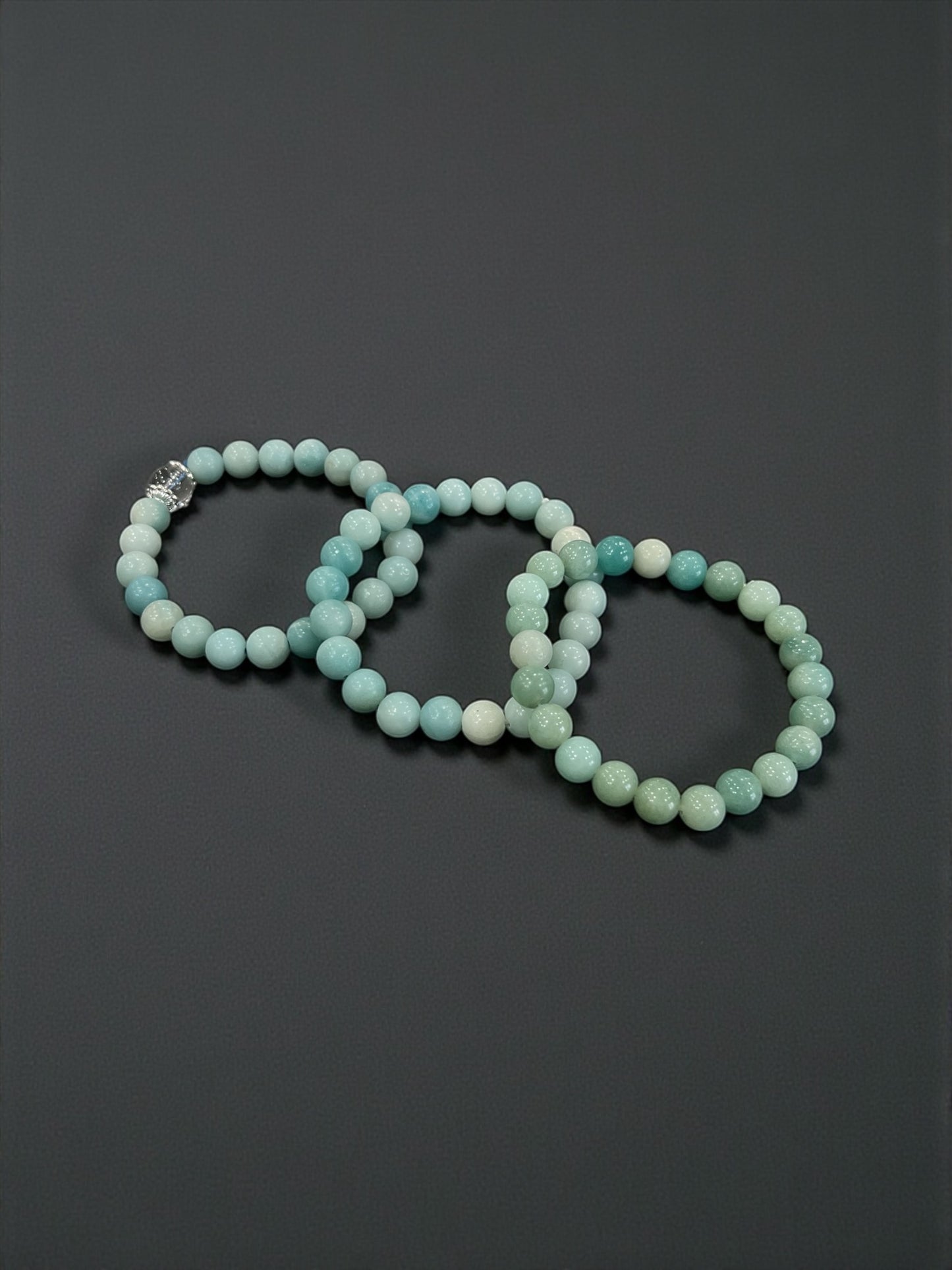 Blue Calcite Bead Bracelets